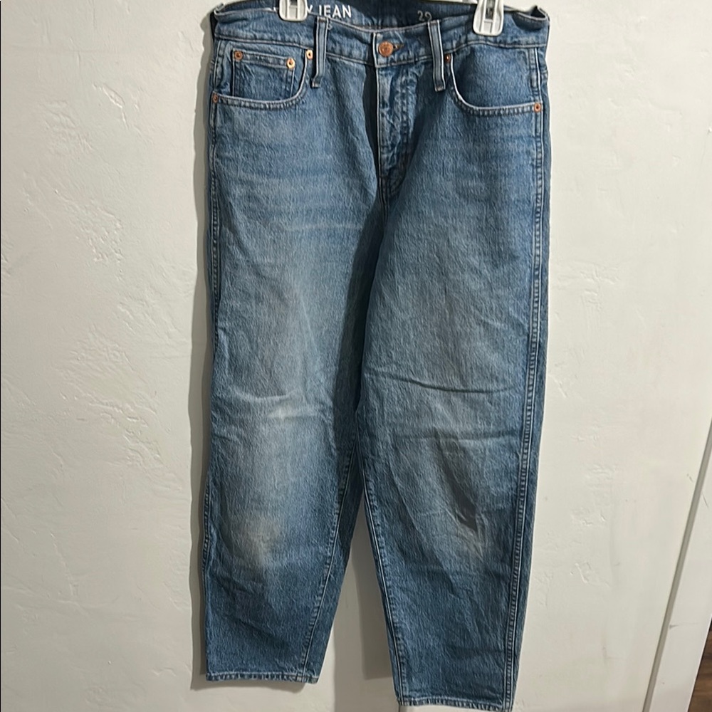 J. Crew Blue Boyfriend Jeans Relaxed Fit
